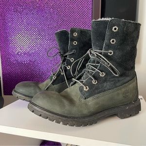 WOMENS TIMBERLAND AUTHENTIC TEDDY FOLD WATERPROOF BOOTS